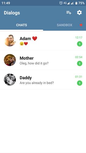 Fake Chat Messenger — TeleFake Captura de tela 0