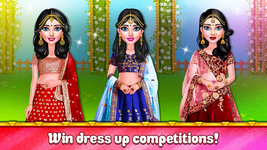 Indian Wedding Makeup Dressup ဖန်သားပြင်ဓာတ်ပုံ 1