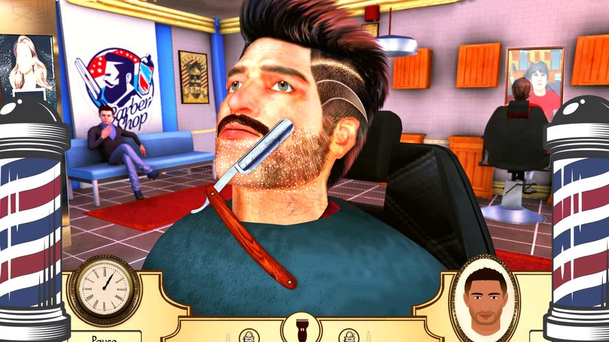 Real Barber Haircutting Shop Screenshot 3