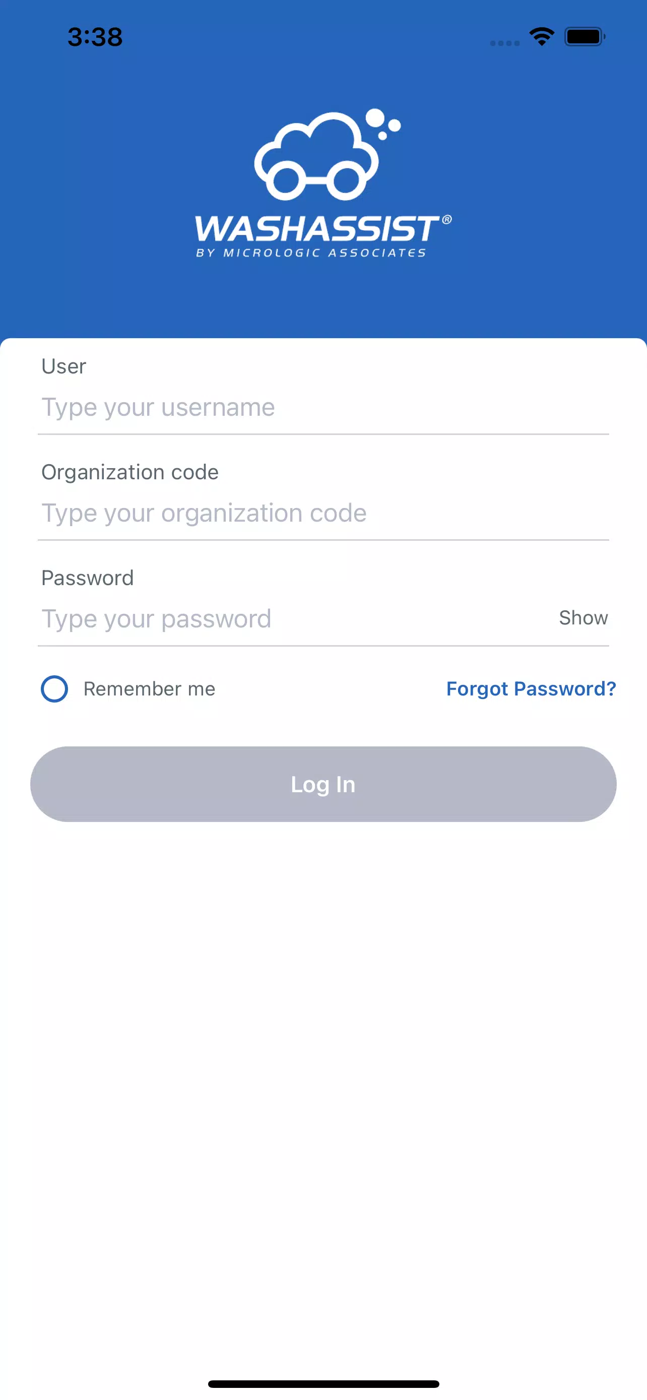 WashAssist Dashboard Ảnh chụp màn hình 2