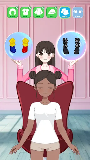 Left or right: Magic Dress up Capture d'écran 2