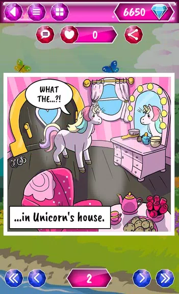 Unicorn Comics ဖန်သားပြင်ဓာတ်ပုံ 1