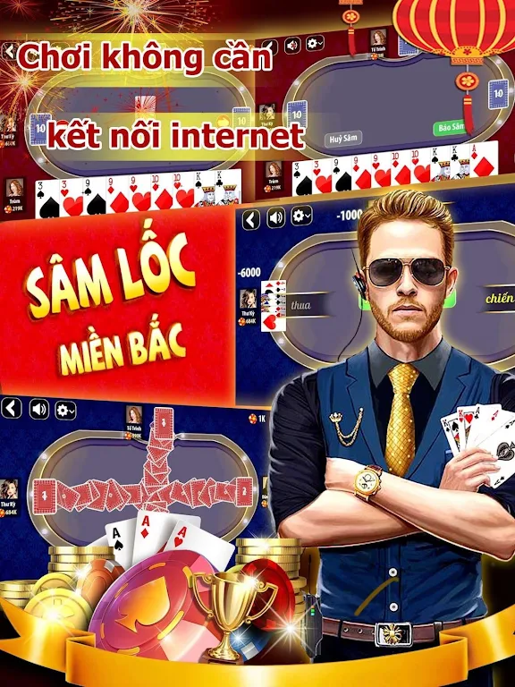 Bài sâm lốc offline - sam loc offline - xâm lốc Ảnh chụp màn hình 0