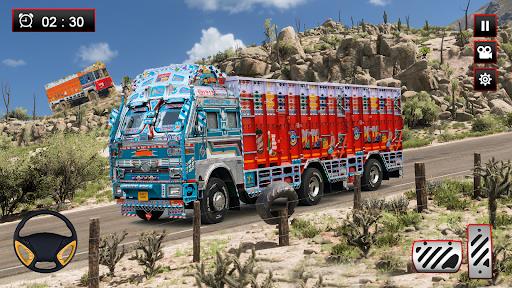 Real Indian Truck Simulator 3D Schermafbeelding 2