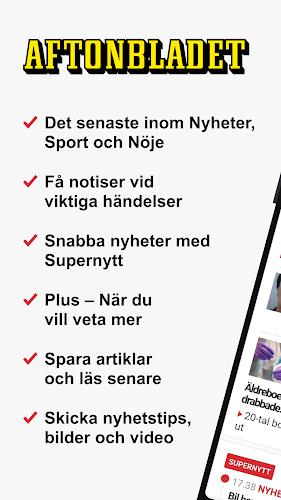 Aftonbladet Nyheter Скриншот 0