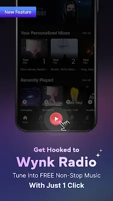 Wynk Music: MP3, Song, Podcast Capture d'écran 2