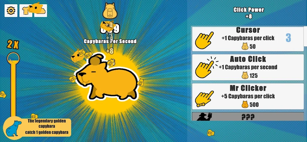 Capybara Clicker Captura de tela 1