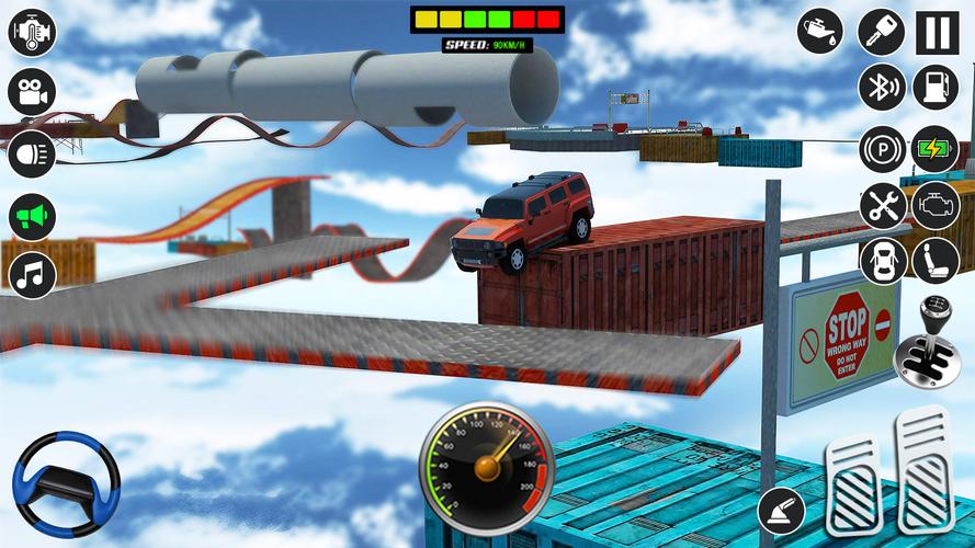 Mega Ramp Car Stunt Games 3d 螢幕截圖 1