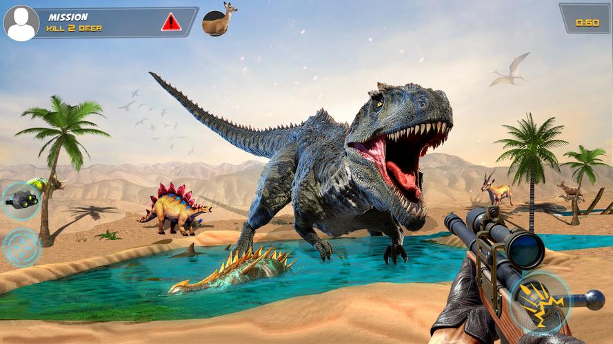 Dino Hunting Captura de tela 0
