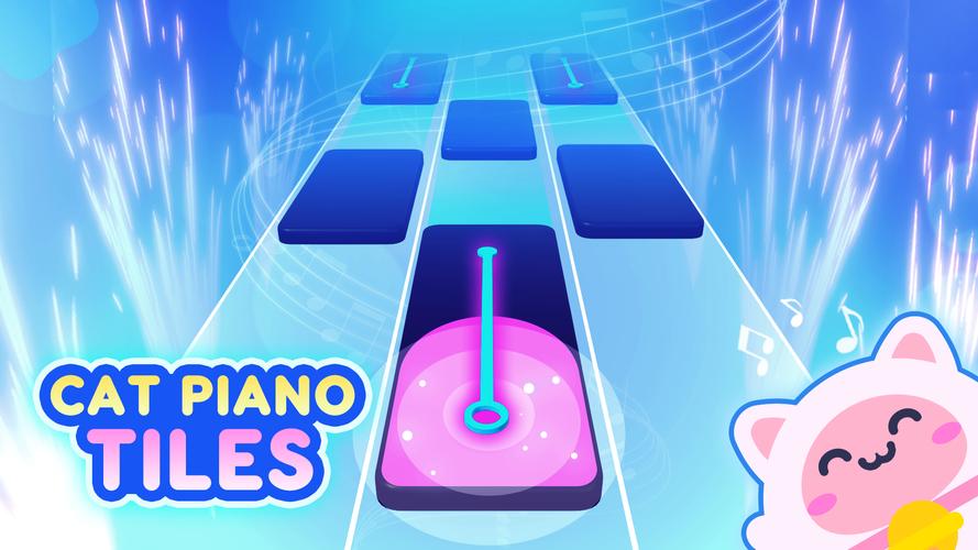 Cat Piano Tiles Zrzut ekranu 0