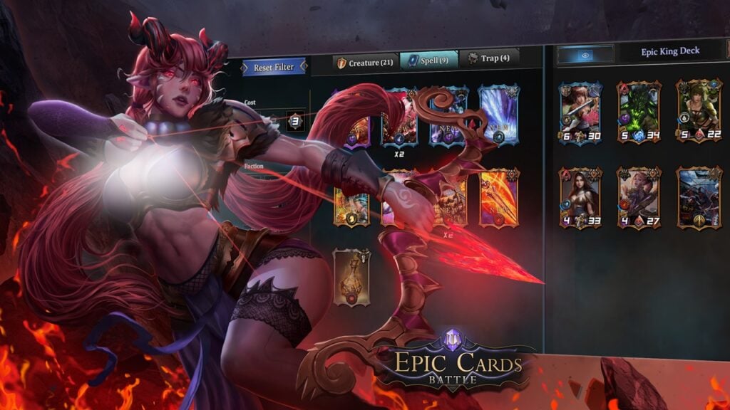 Epic Cards Battle 3 เป็นเกมไพ่สะสมสไตล์ Storm Wars บน Android