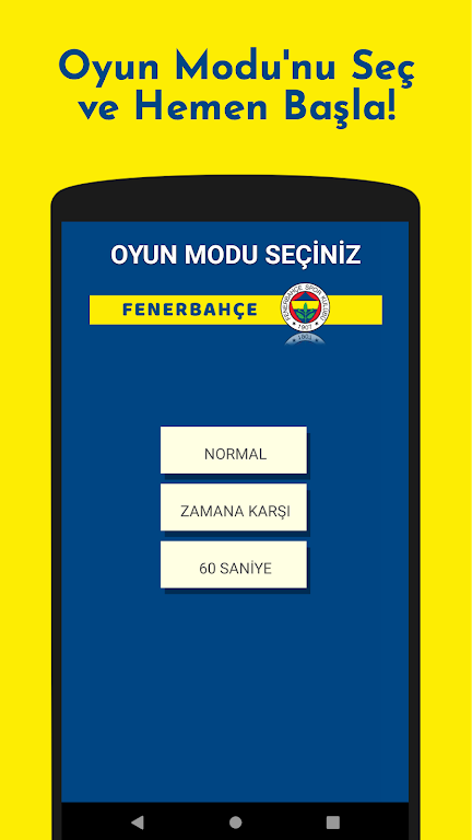Fenerbahçe Futbolcu Kart Eşleştirme Oyunu 螢幕截圖 1
