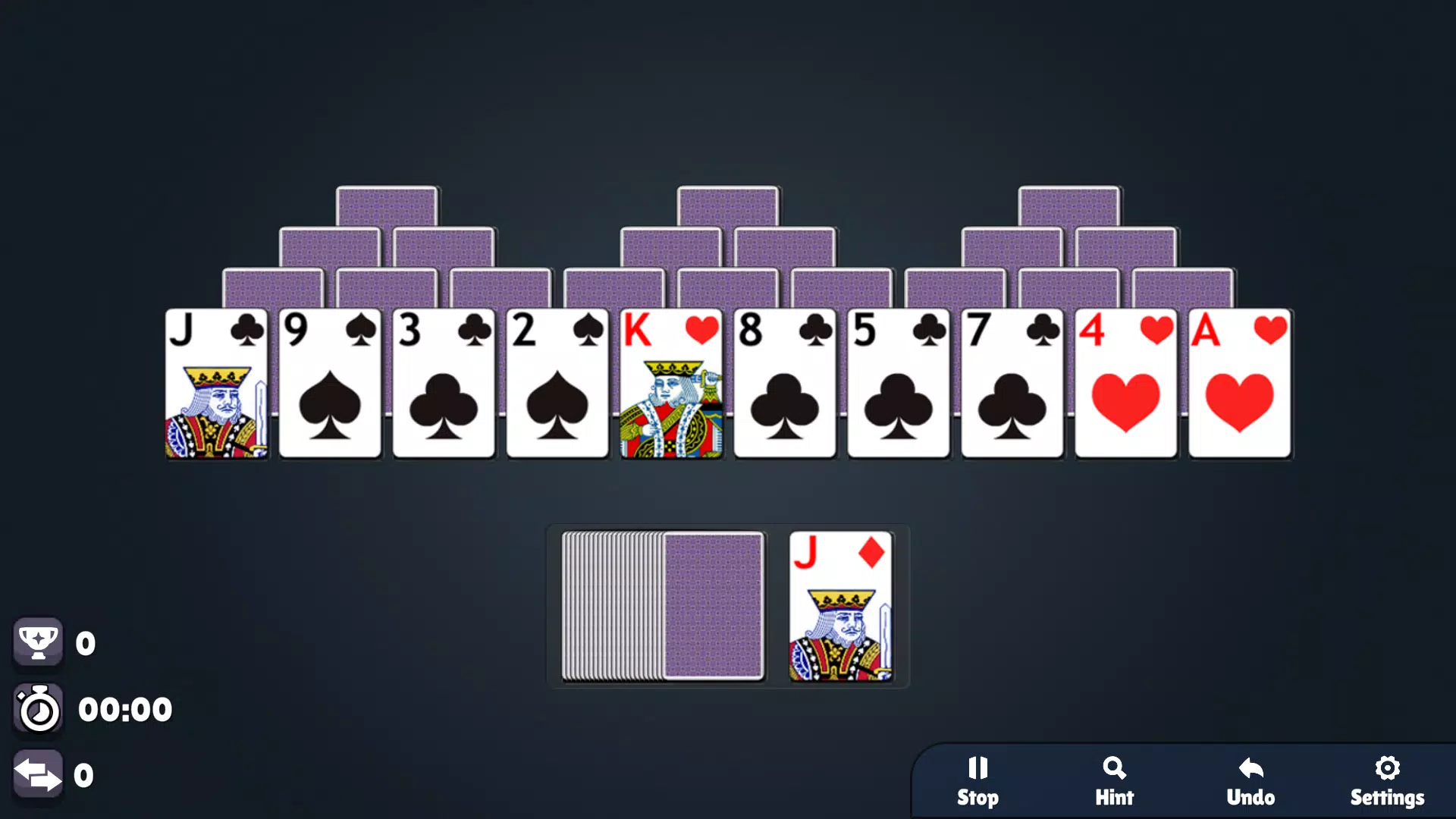 Solitaire: TriPeaks Captura de pantalla 1