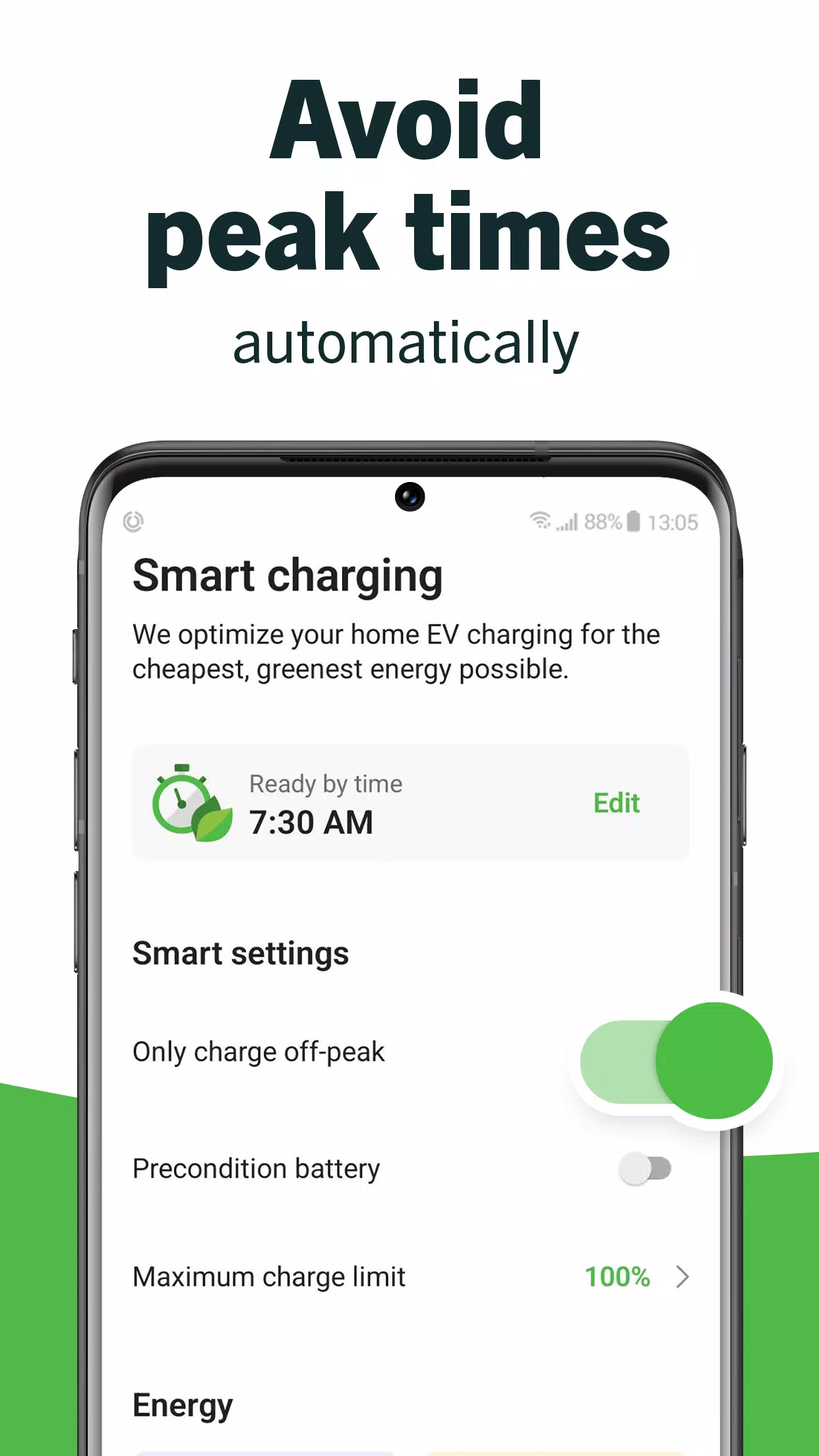 ev.energy: Home EV Charging Captura de tela 3