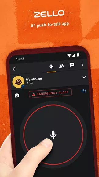 Zello Walkie Talkie Captura de tela 1