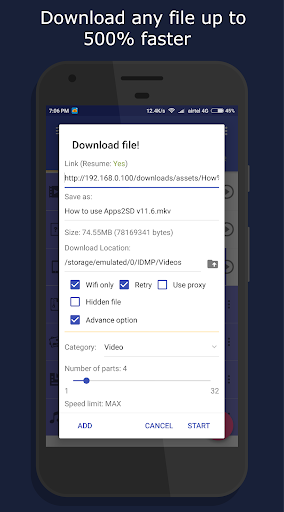 1DM Lite: Browser & Downloader Captura de tela 0