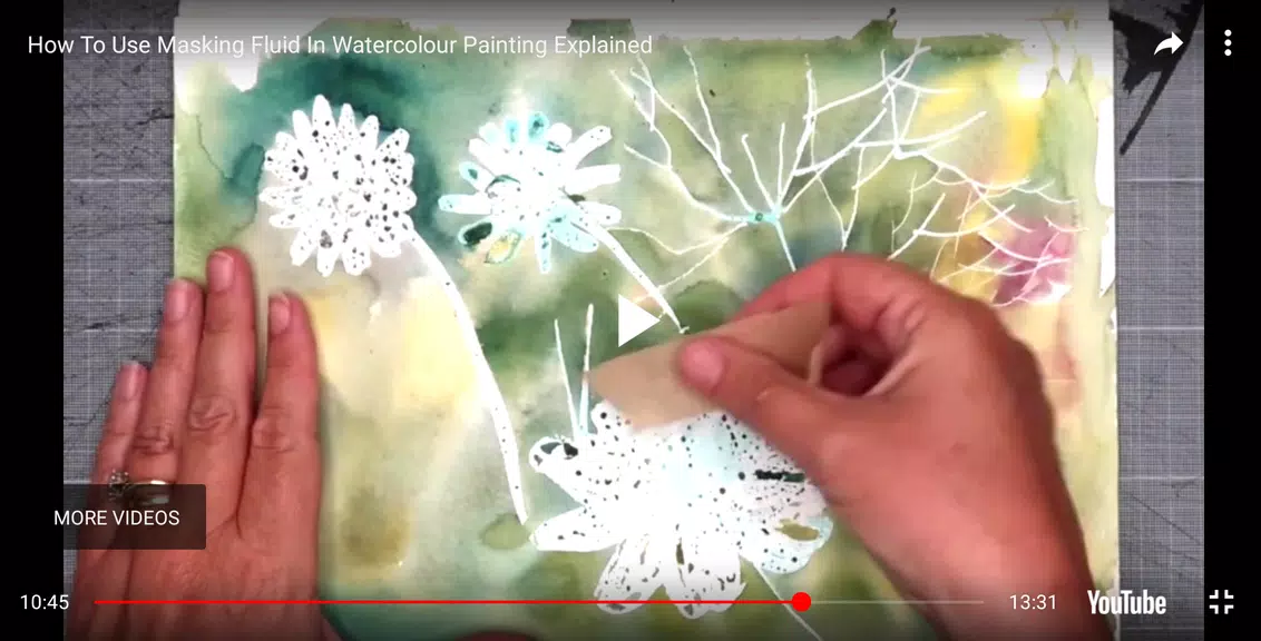 How to paint watercolor Schermafbeelding 0