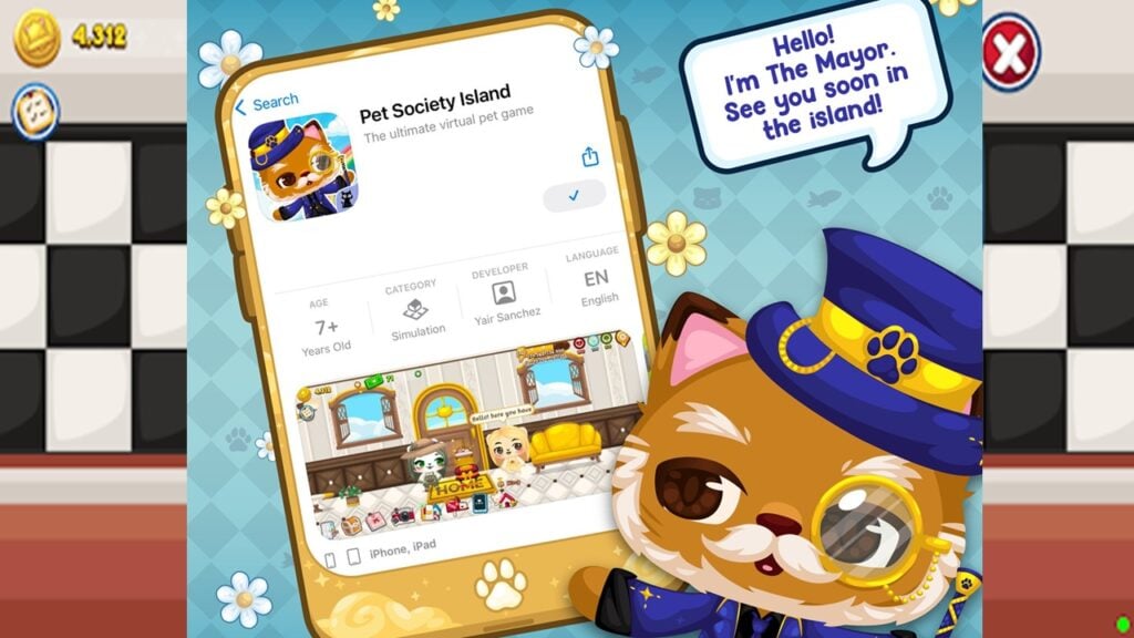 Pet Society Island는 안드로이드의 새로운 가상 애완동물 게임입니다