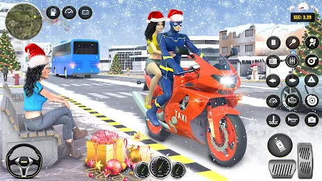 Superhero Bike Taxi: Bike Game ภาพหน้าจอ 3