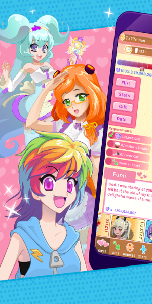 Crush Crush - Idle Dating Sim 螢幕截圖 0