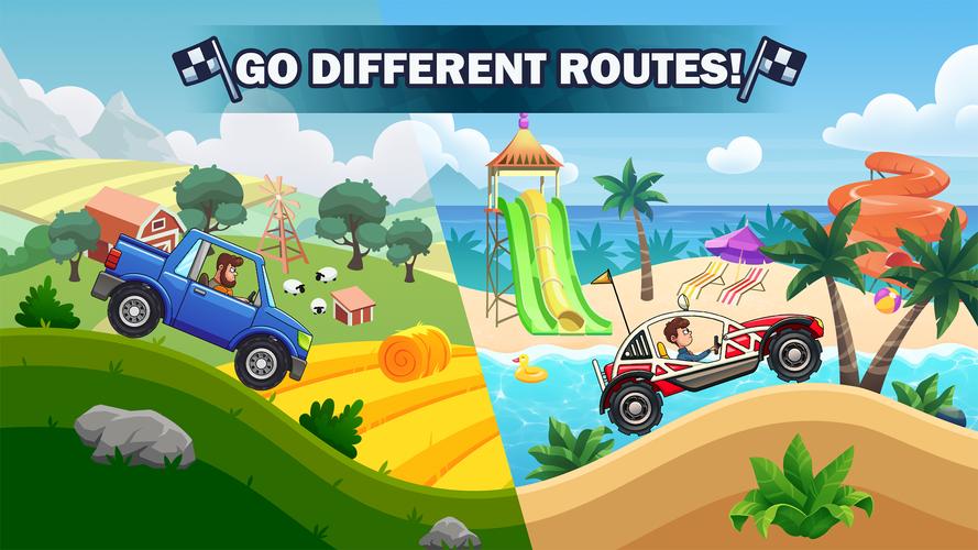 Racing Hills! Offroad Car Game Zrzut ekranu 3