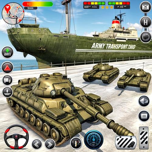 Army Transport Tank Ship Games 스크린샷 2