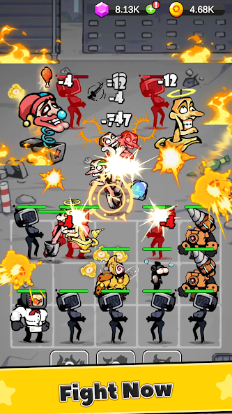 Battle Warriors: Strategy Game Mod 螢幕截圖 3
