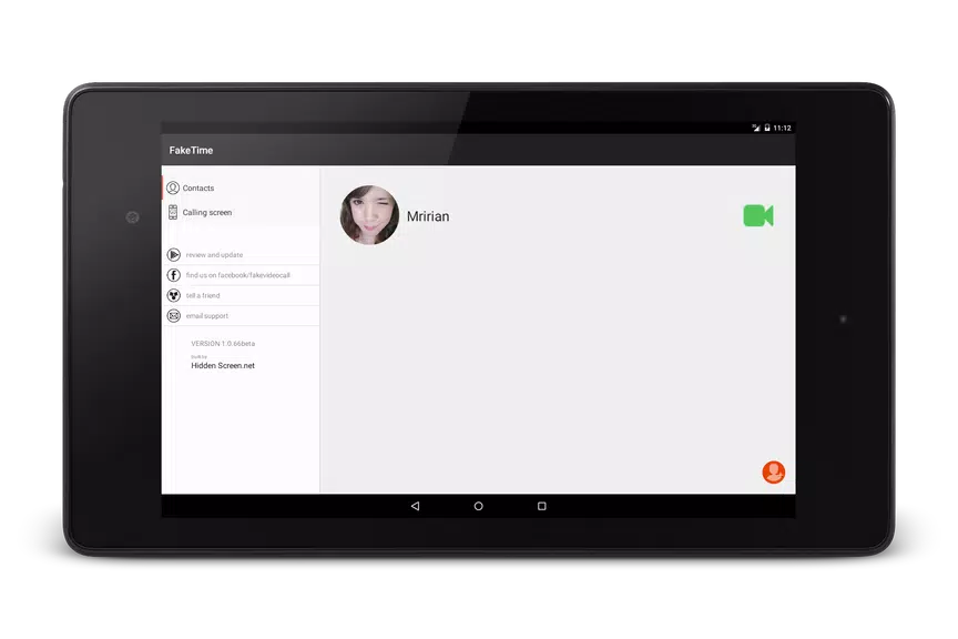 Fake video call - Prank call Zrzut ekranu 3