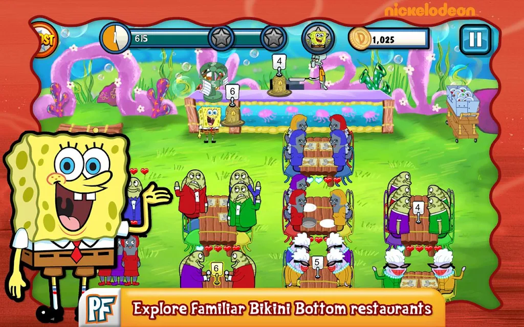 SpongeBob Diner Dash Captura de pantalla 0
