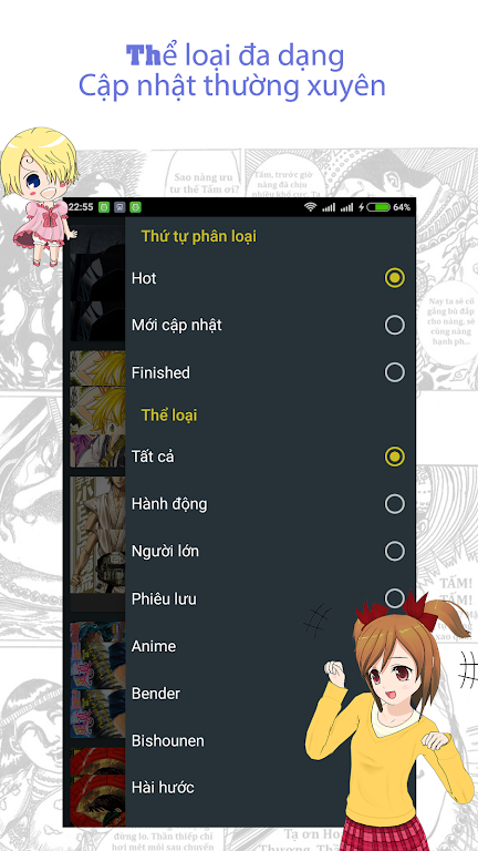 hot manga - comic offline Best Online Tangkapan skrin 1