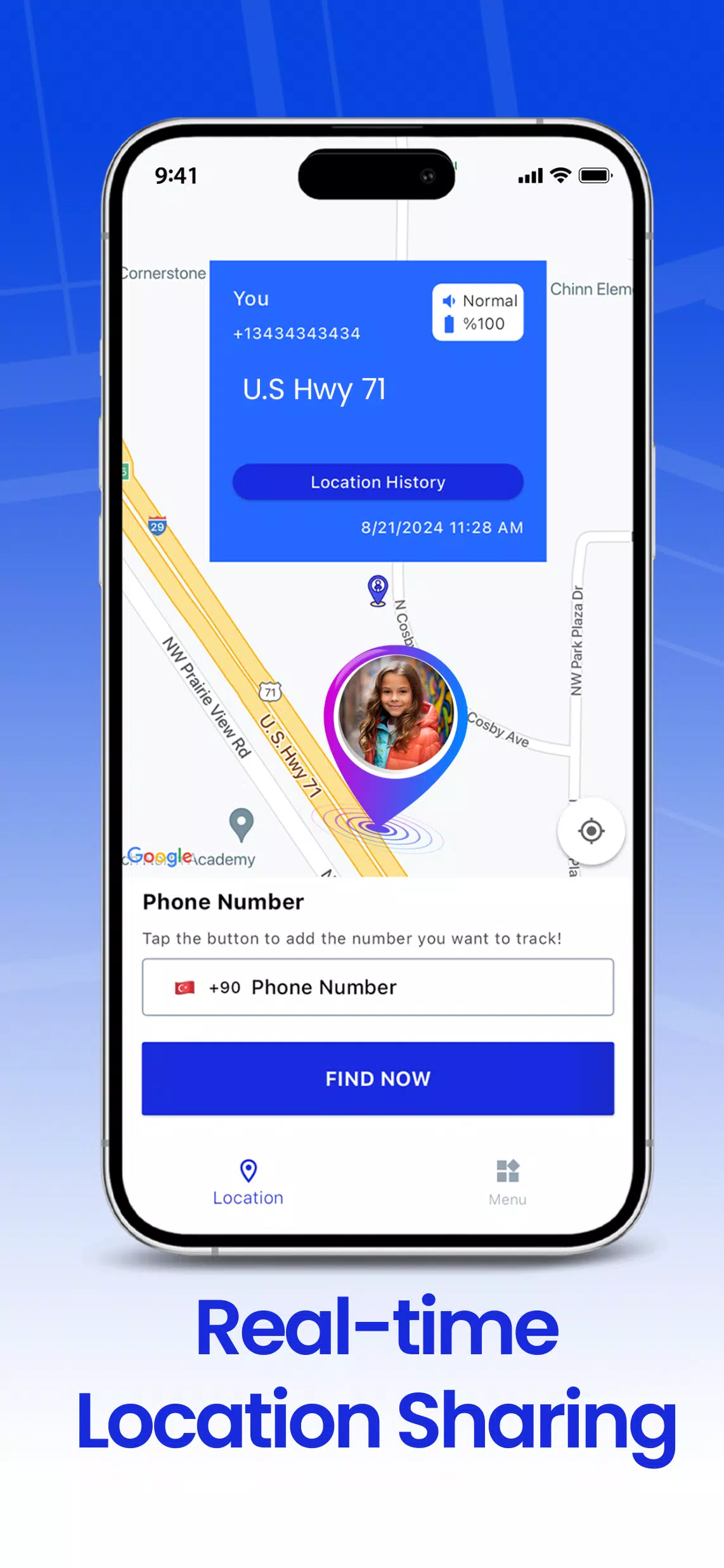Phone Tracker GPS GeoPoint360 スクリーンショット 0