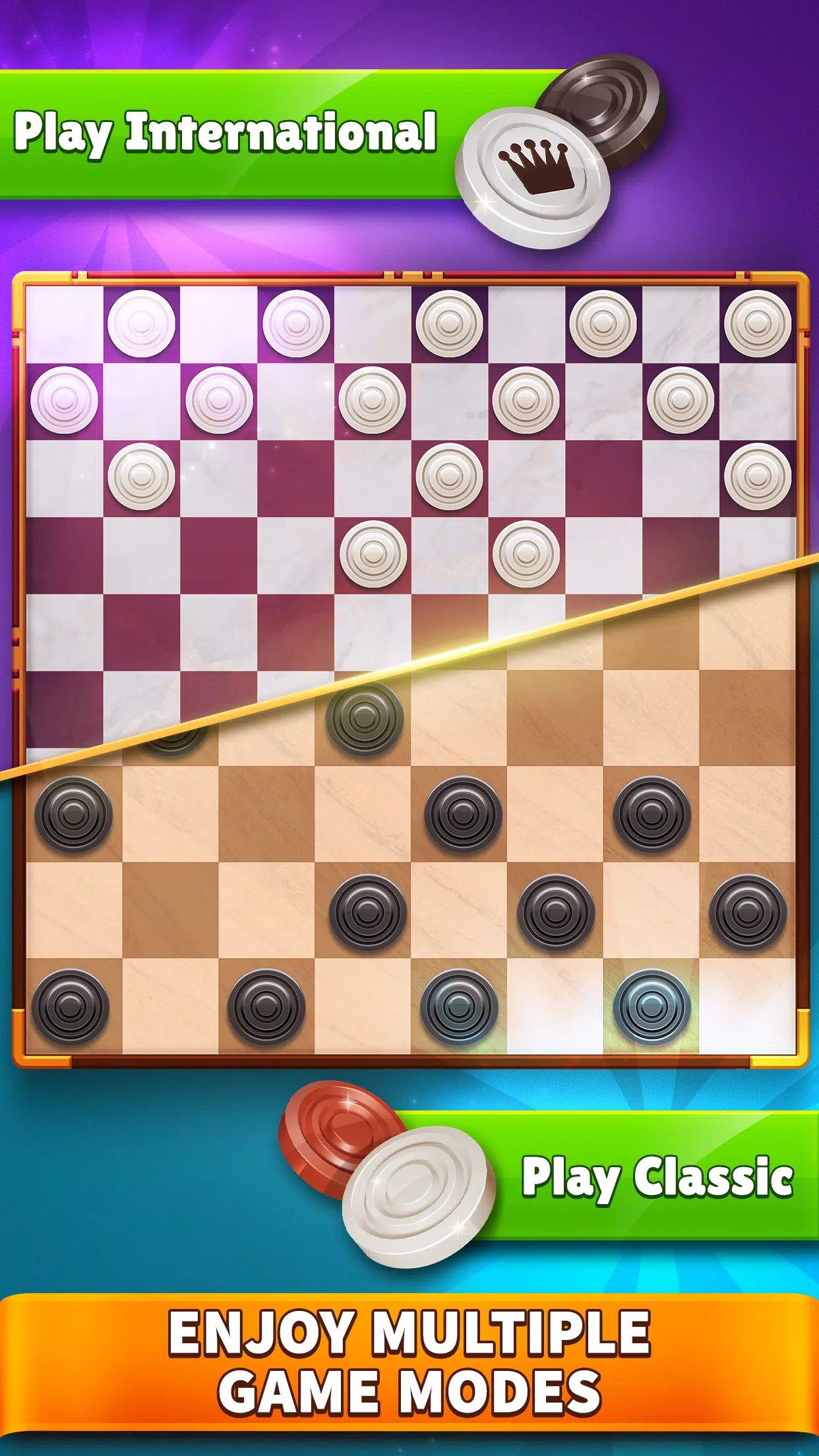 Checkers Clash स्क्रीनशॉट 1