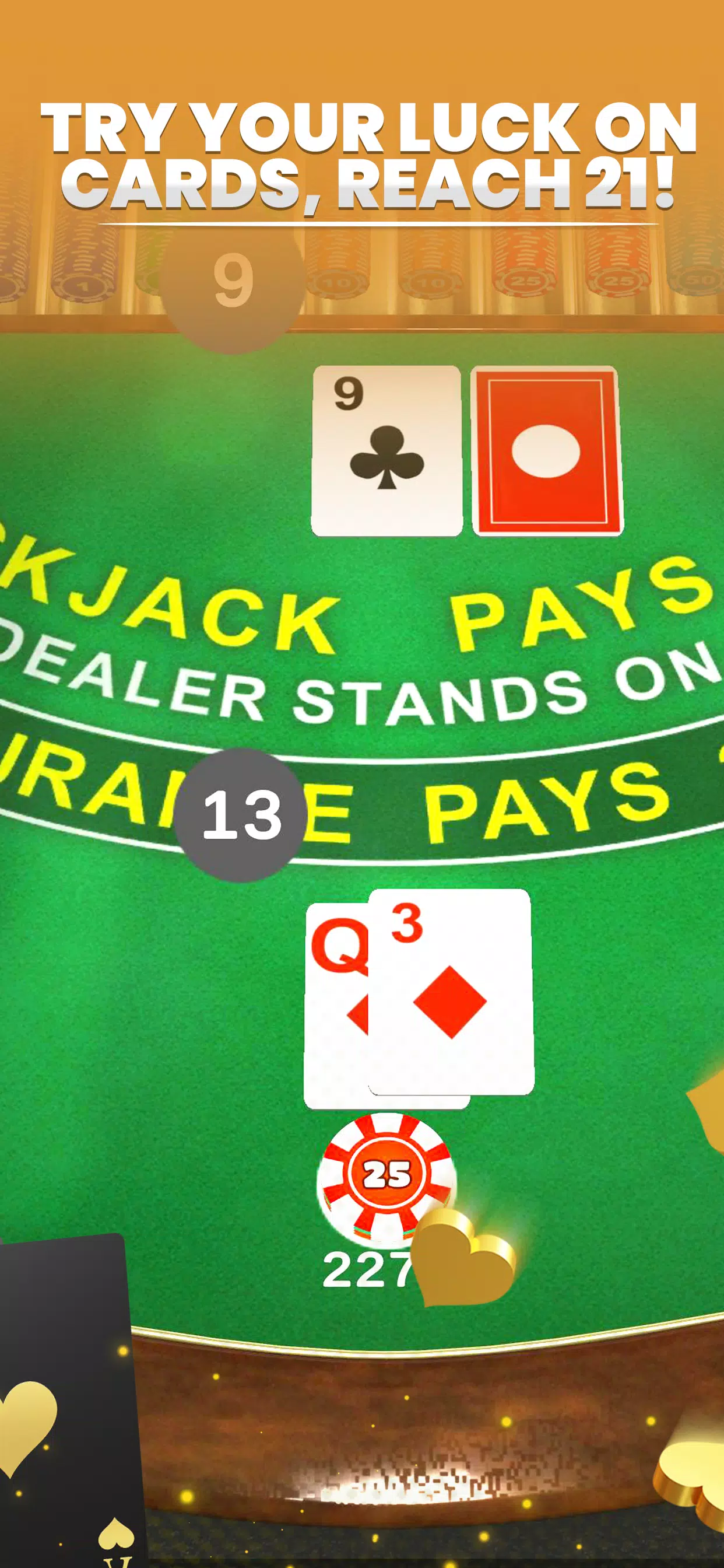 Mega Blackjack - 3D Casino MOD Ekran Görüntüsü 3