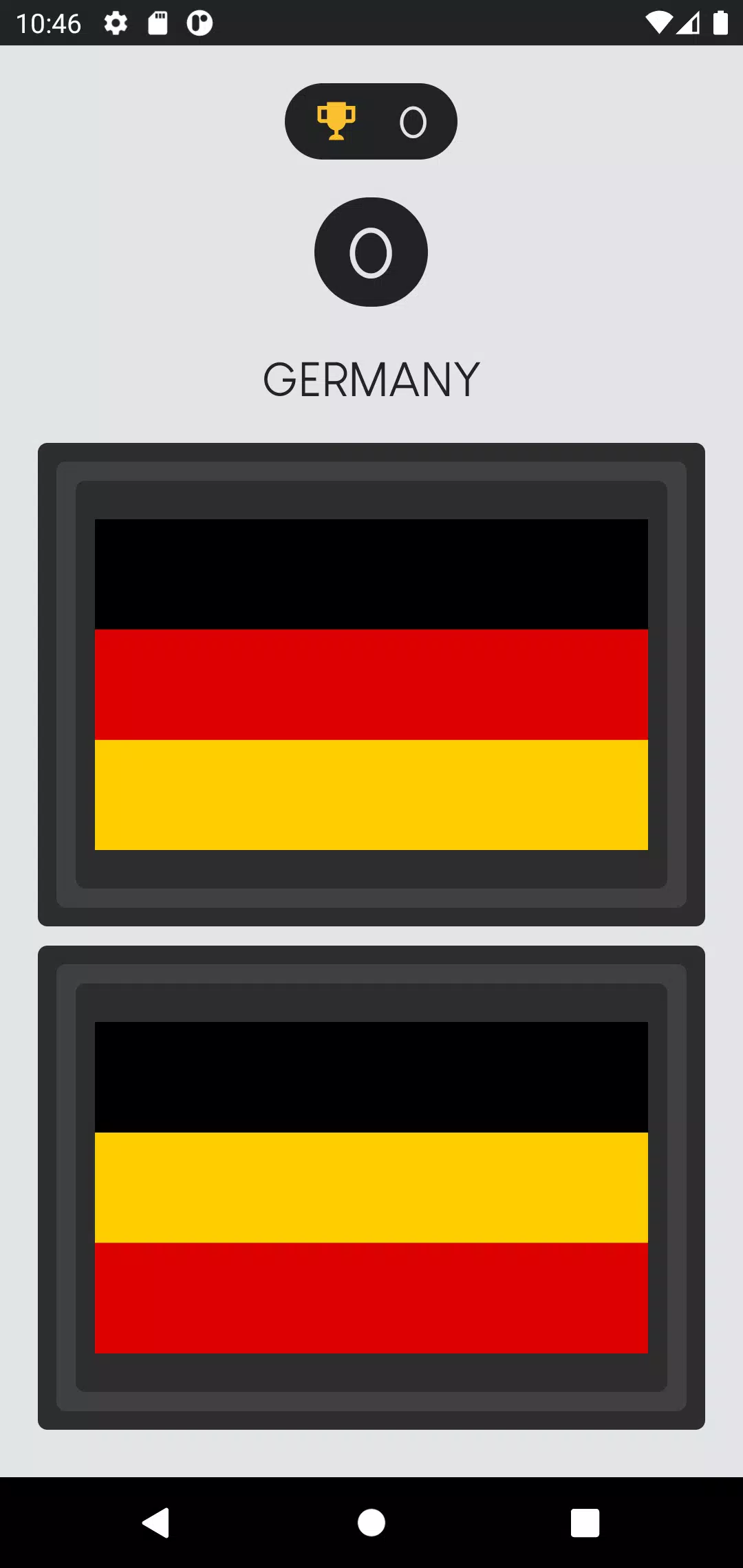 Schermata Flag vs Flag 0