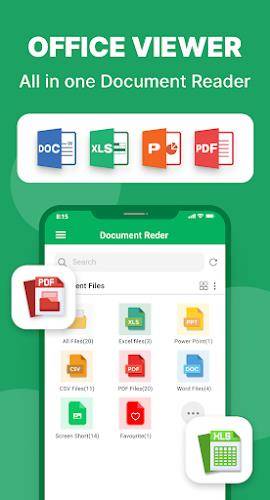 All Document Reader and Viewer ဖန်သားပြင်ဓာတ်ပုံ 0