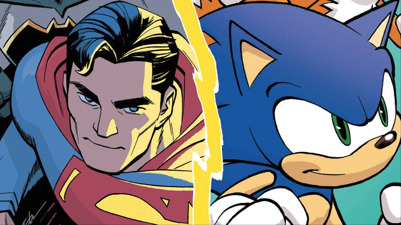 The Justice League gặp đội Sonic trong DC X Sonic the Hedgehog Crossover