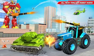 Hippo Robot Tank Robot Game ภาพหน้าจอ 1