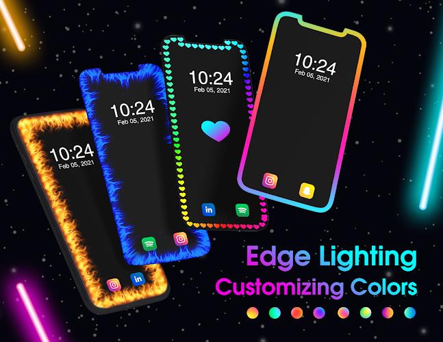 Edge Lighting - Edge Screen ภาพหน้าจอ 0