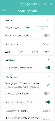 LitPhoto - Compress & Resize Tangkapan skrin 3