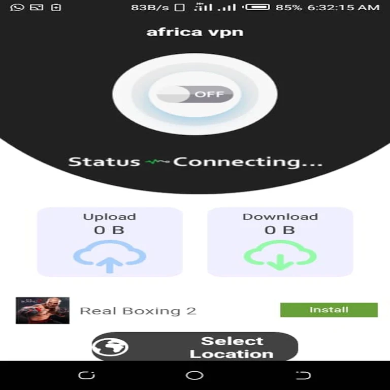 AFRICA VPN スクリーンショット 0