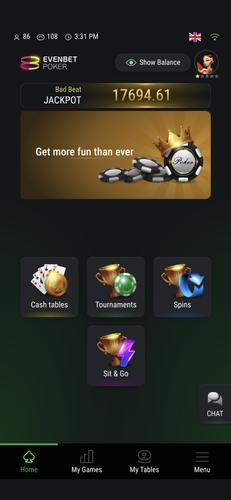 Evenbet Poker应用截图第0张
