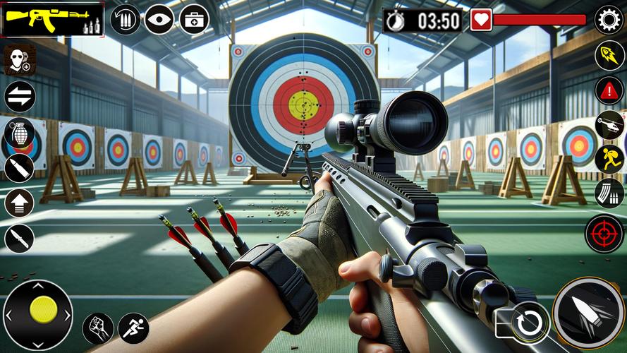 Real Target Gun Shooter Games Captura de tela 0