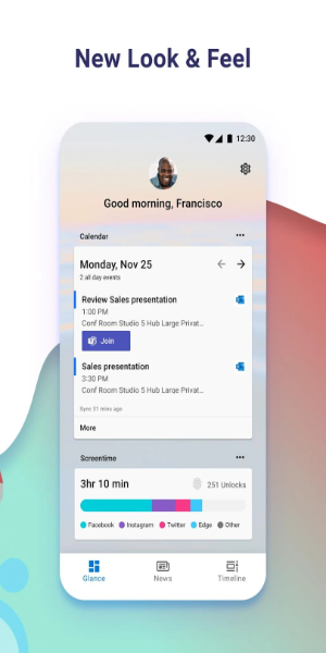 Microsoft Launcher Zrzut ekranu 1