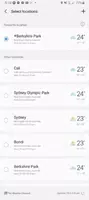 Samsung Weather Zrzut ekranu 3