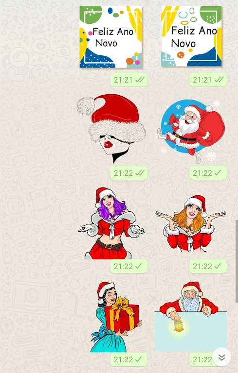 Feliz Ano Novo 2023 Figurinhas Ảnh chụp màn hình 1