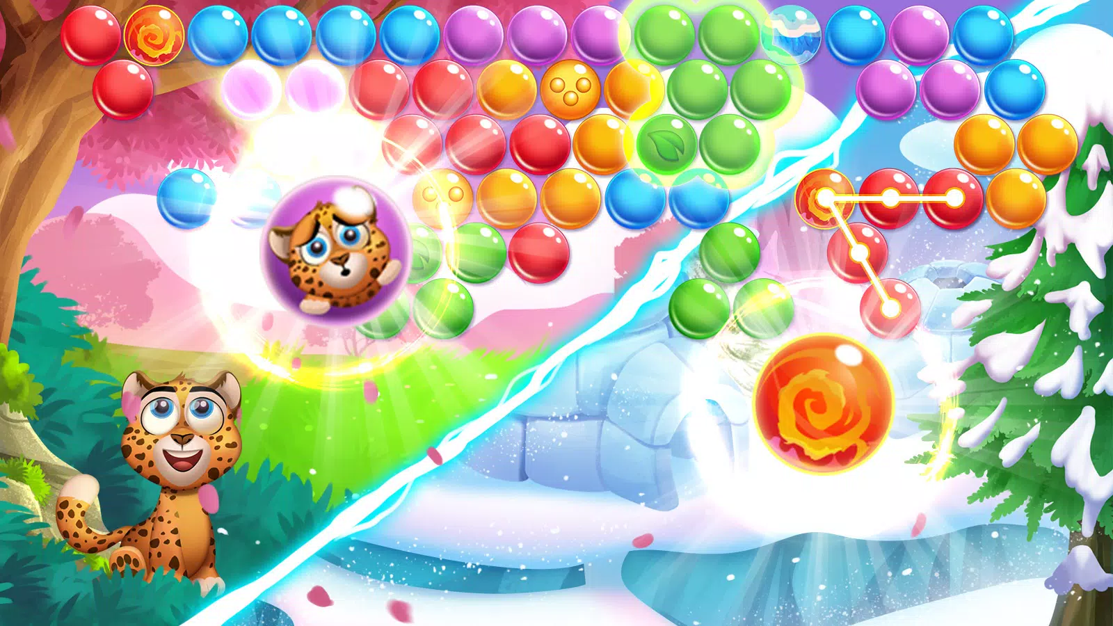 Schermata Bubble Pop: Wild Rescue 0
