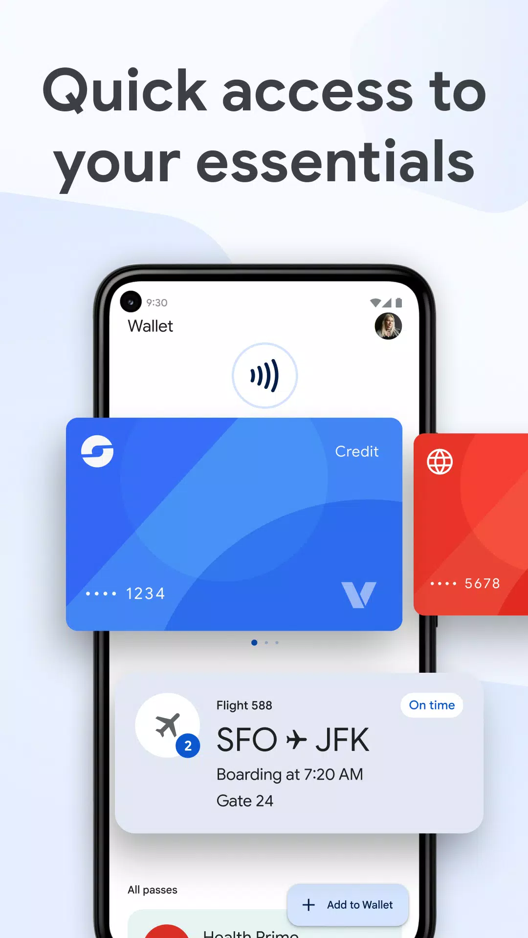 Google Wallet ဖန်သားပြင်ဓာတ်ပုံ 0