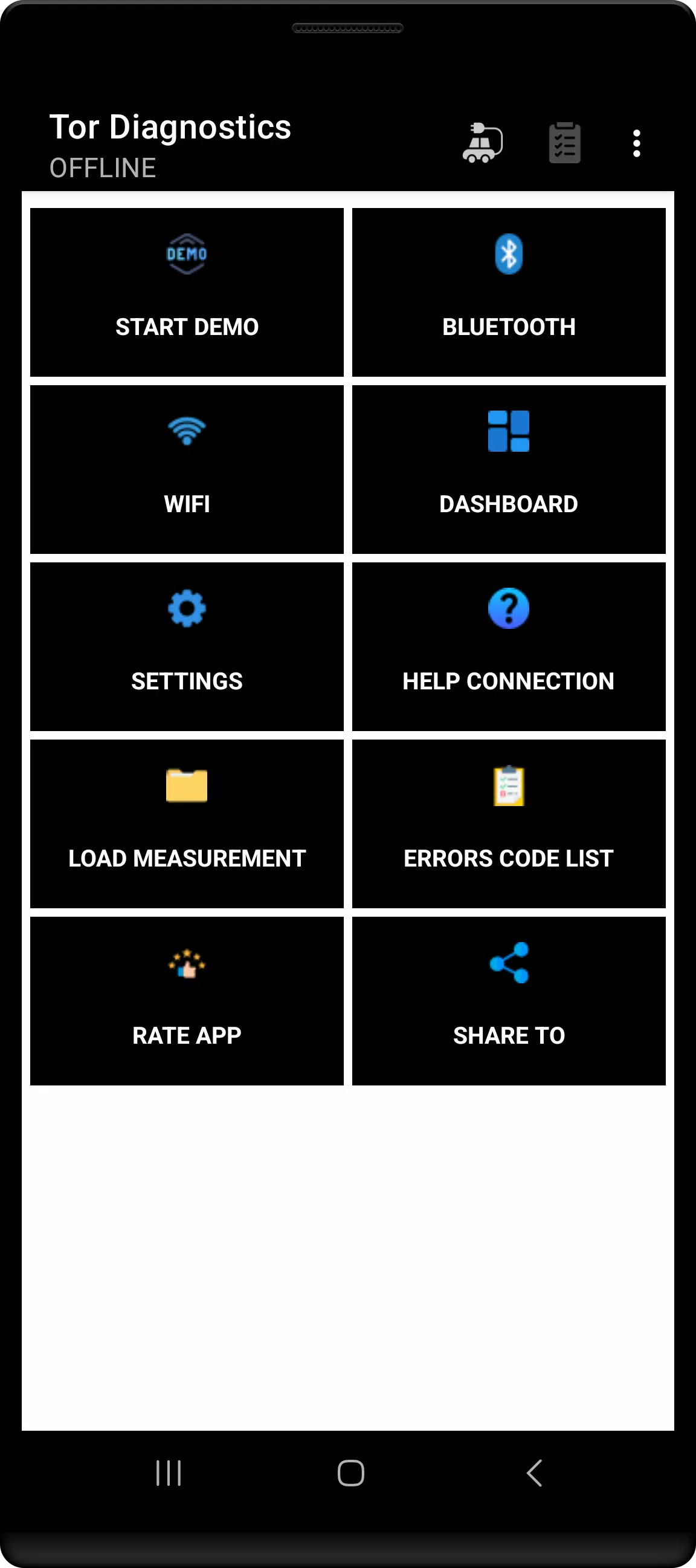 Tor OBD2 Diagnostics Captura de tela 0