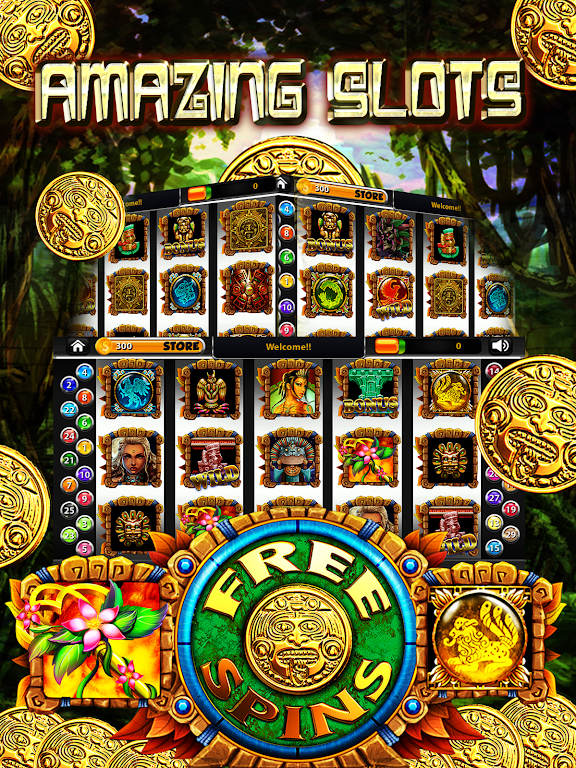 Inca Treasure Slots – Free 螢幕截圖 1