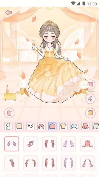 Cute live star:dress up avatar Capture d'écran 2